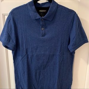 Banana Republic Luxury Touch Polo Shirt (Blue - Men M)